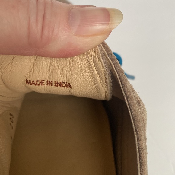 COLE HAAN Alisa Oxford Maple Sugar Blue Lace Up Suede Womens Loafers Size 6 NWOT - Picture 9 of 12